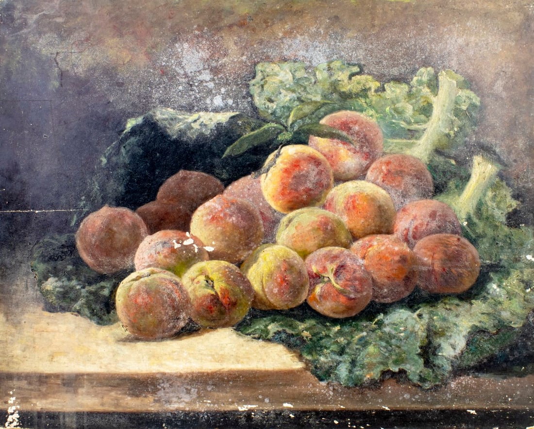 Antique 19C French oil painting (1 of 12)