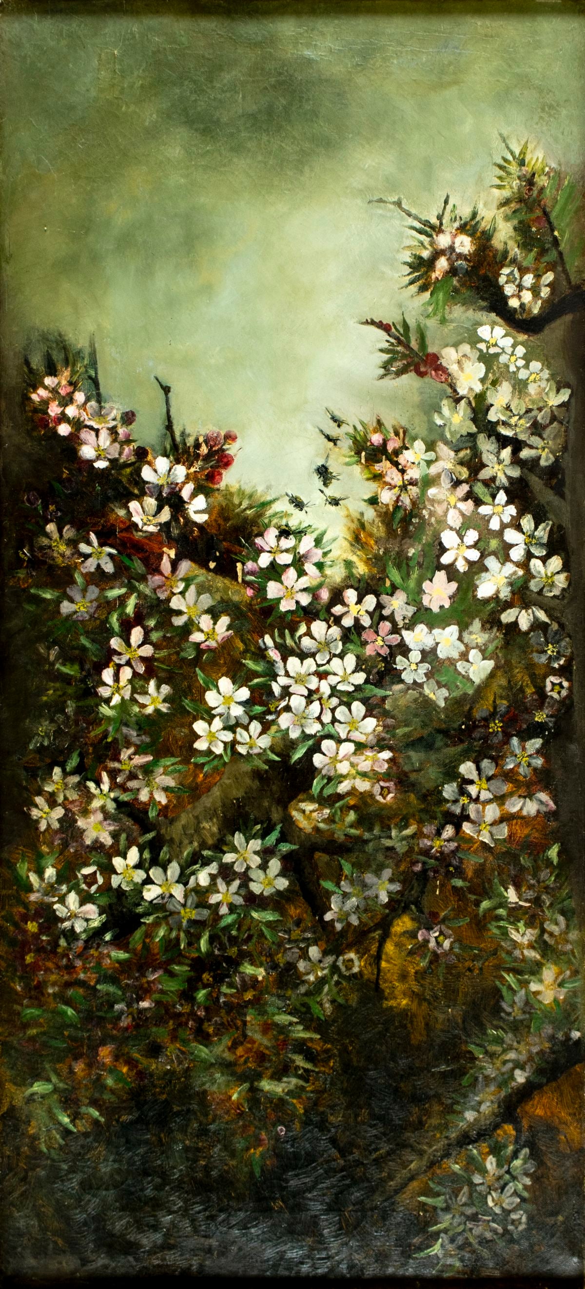 Antique 19C American oil painting (1 of 11)