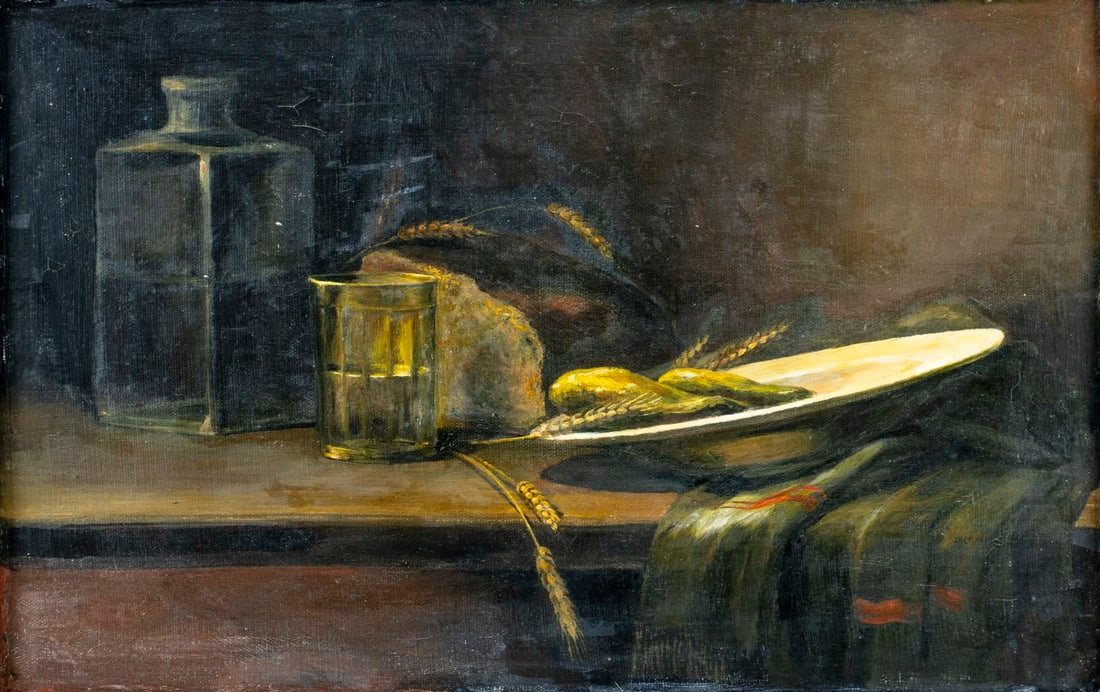 Vintage 20C Russian oil painting (1 of 12)