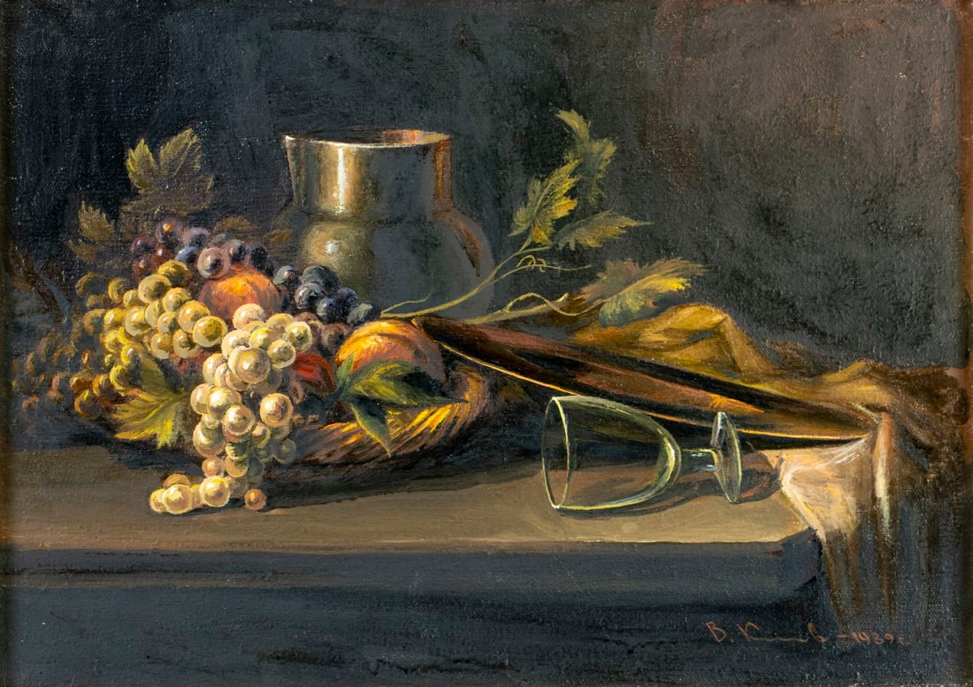 Vintage 20C Russian oil painting signed (1 of 13)