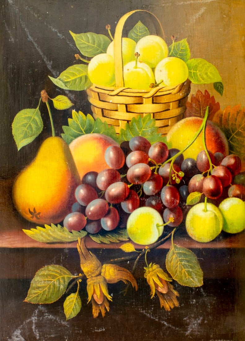 Antique early 20C European oil painting (1 of 12)