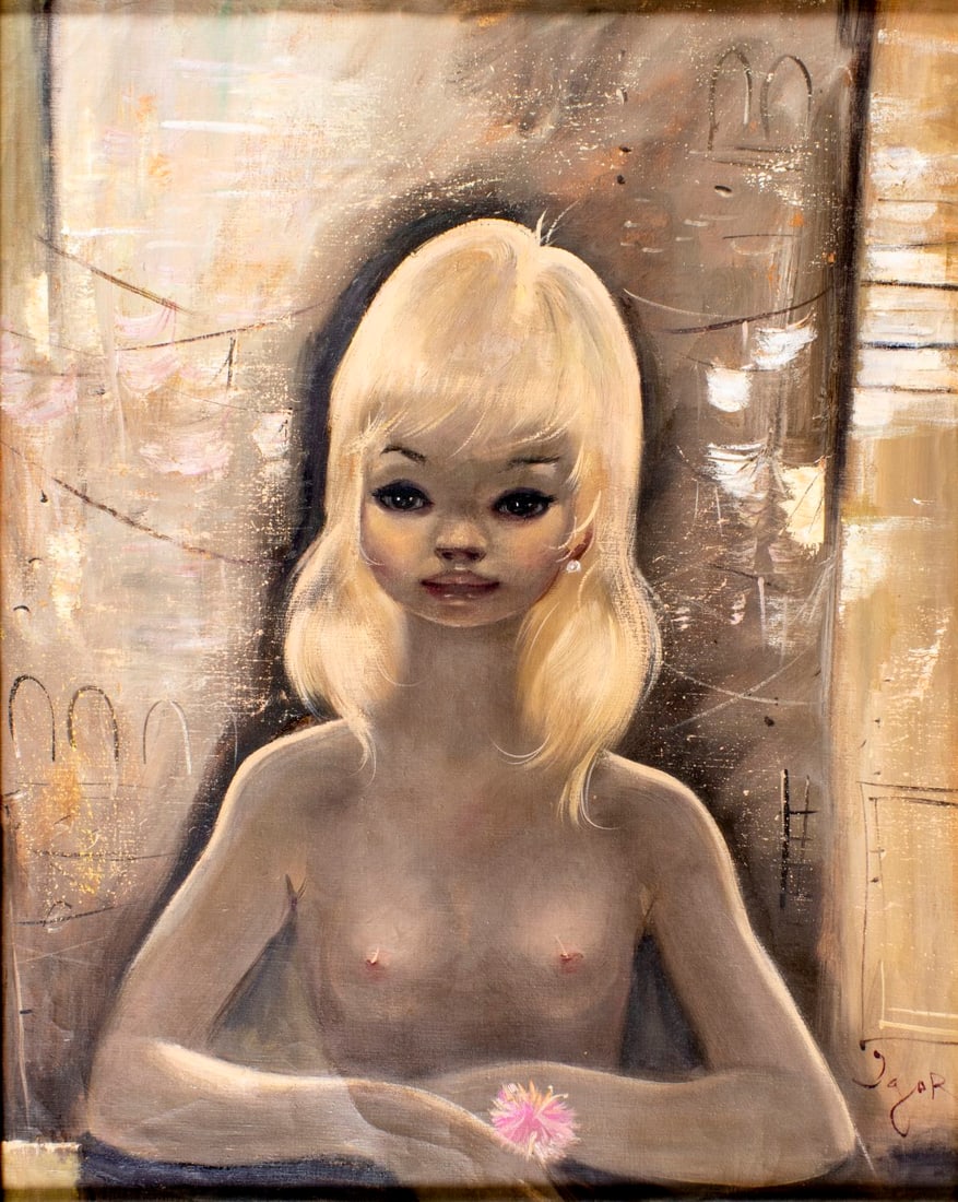 Igor Pantuhoff (NY,Russia,1911-1972) oil painting: ARTIST: Igor Pantuhoff (New York, Russian, 1911 - 1972) TITLE: Nude MEDIUM: oil on canvas CONDITION: Some flaking/paint losses (see pictures carefully). Some craquelure. S