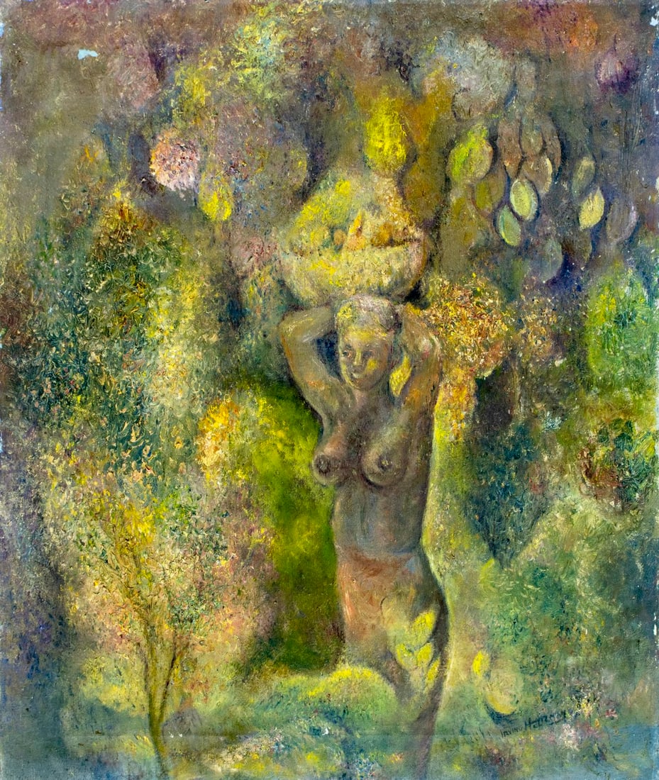 Irving Holtzman (NY,Russia,1897-?) oil painting (1 of 13)