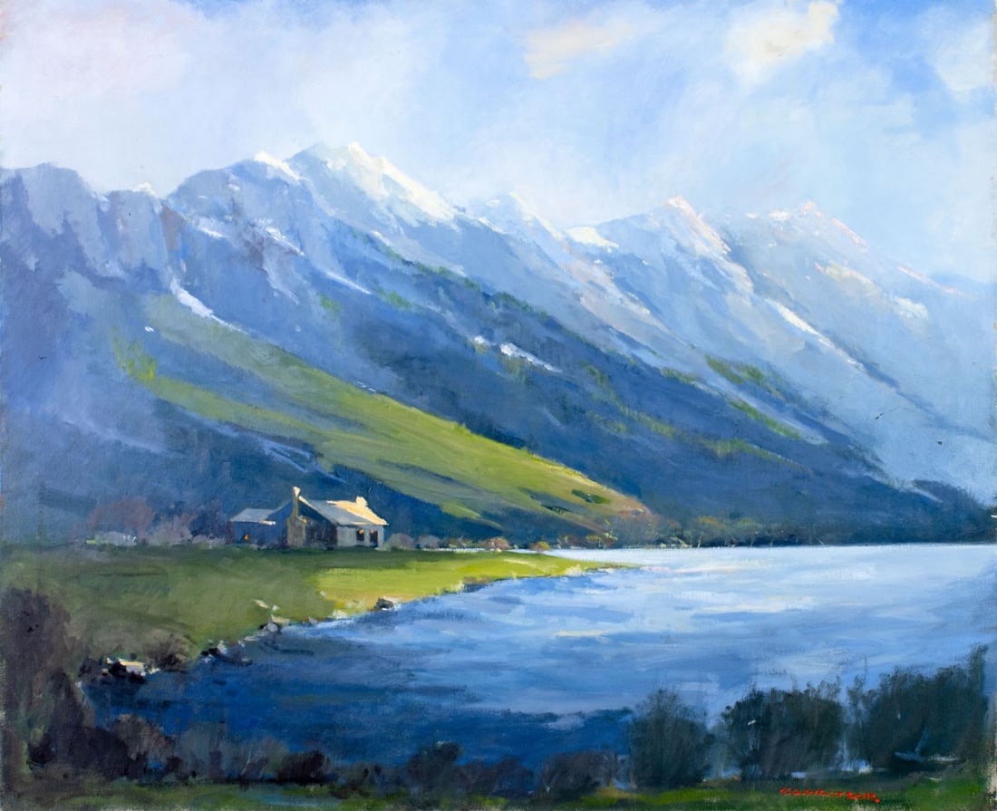 Robert Waltsak (NJ,b 1944) oil painting (1 of 12)