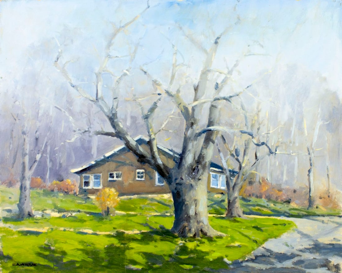 Robert Waltsak (NJ,b 1944) oil painting (1 of 12)