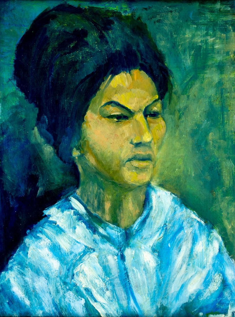 Thelma Thal (NY,1903-2001) oil painting (1 of 12)