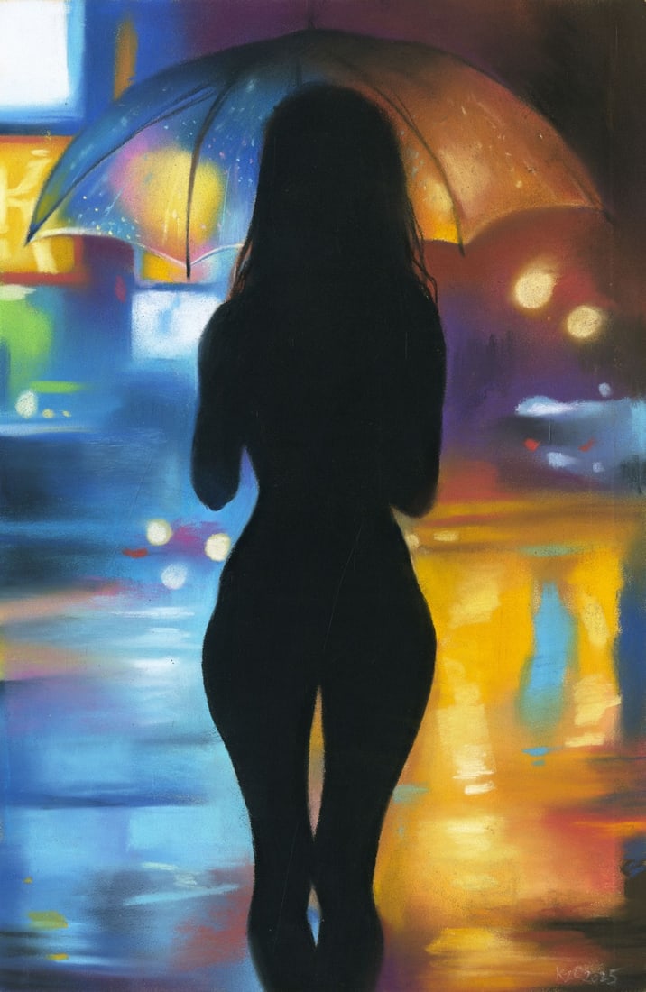 Olga Kuznezova (Ukraine,b 2000) pastel painting (1 of 12)