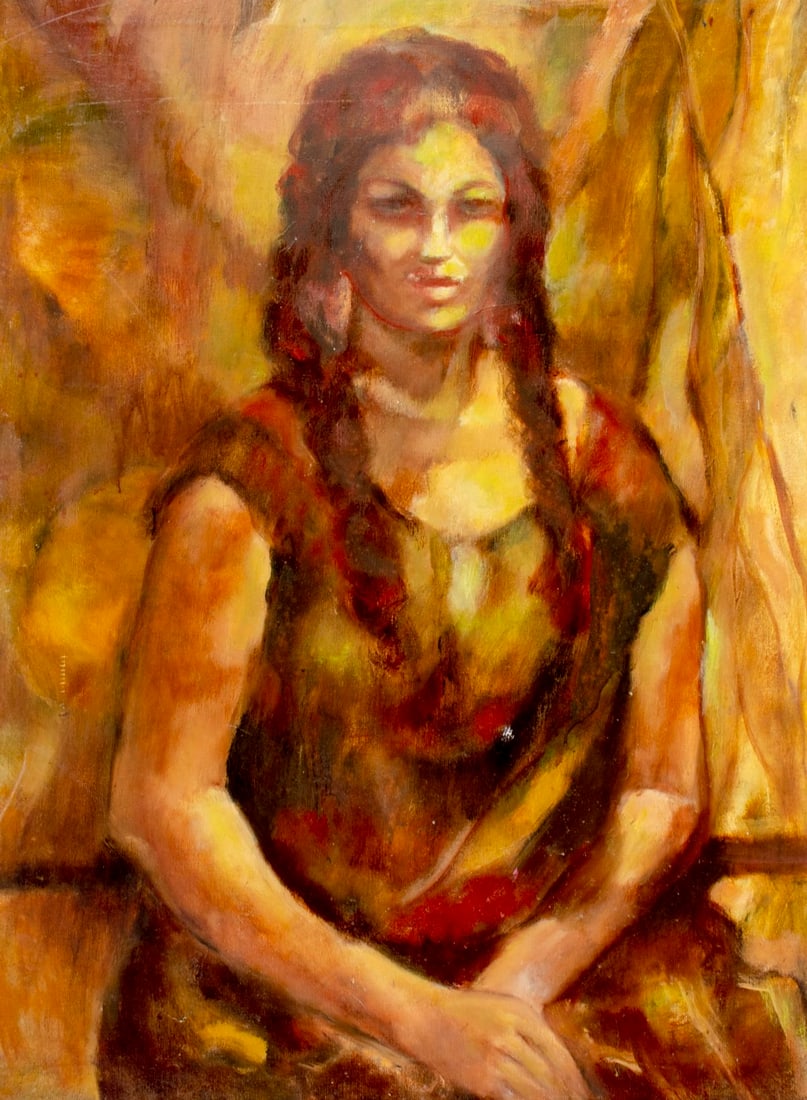 Thelma Thal (NY,1903-2001) oil painting (1 of 13)