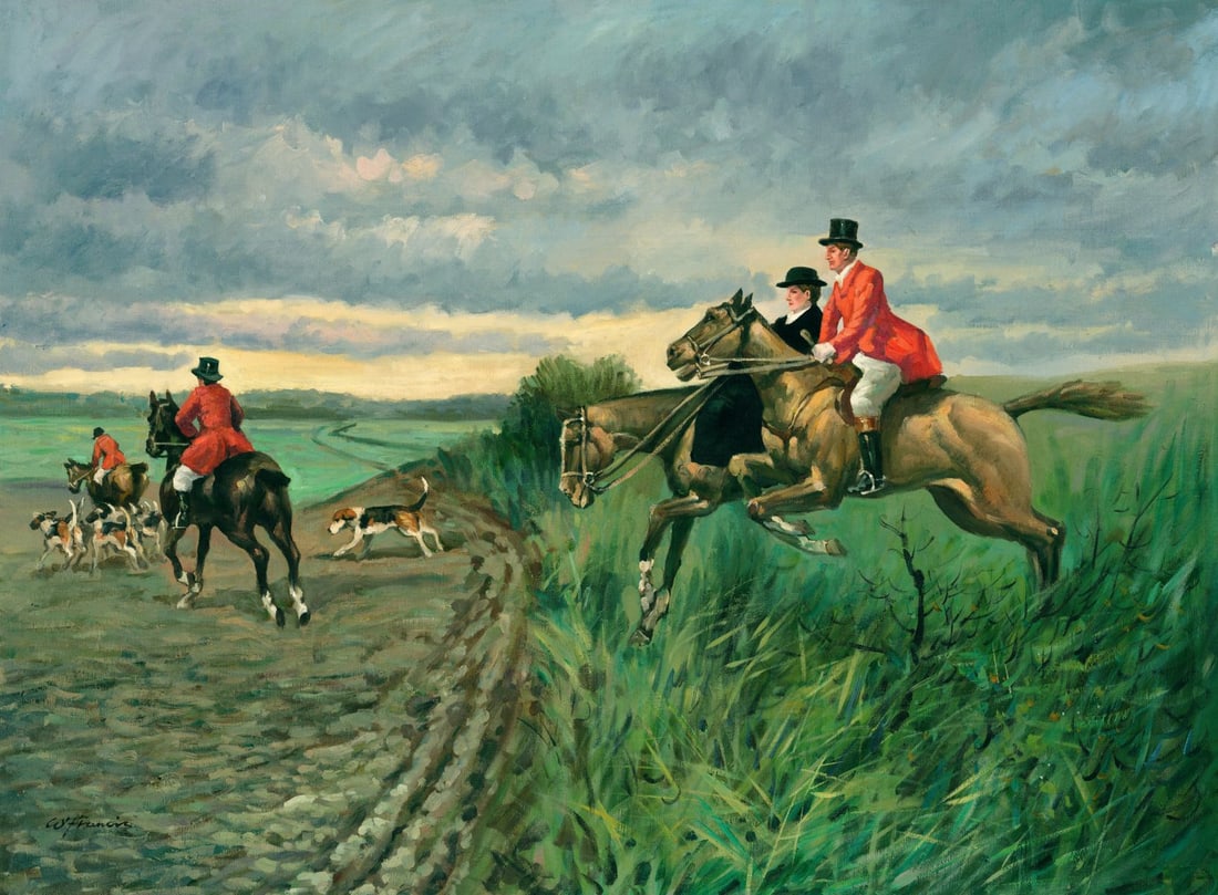 William Francis (NY,b 1950) oil painting (1 of 12)