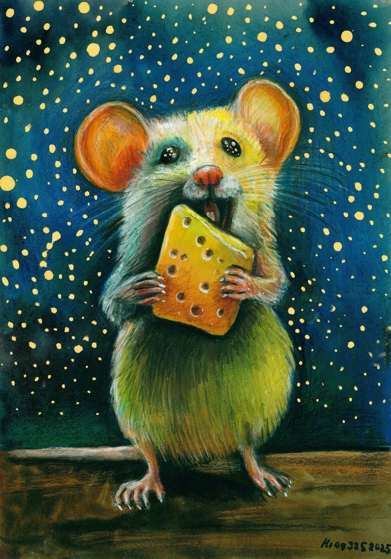 Dmytro Korol (Ukraine,20/21C) mixed media painting (1 of 12)