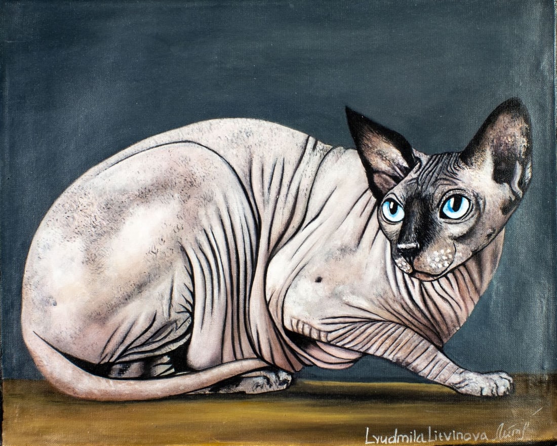 Lyudmila Litvinova (Russia,b 1991) oil painting (1 of 13)