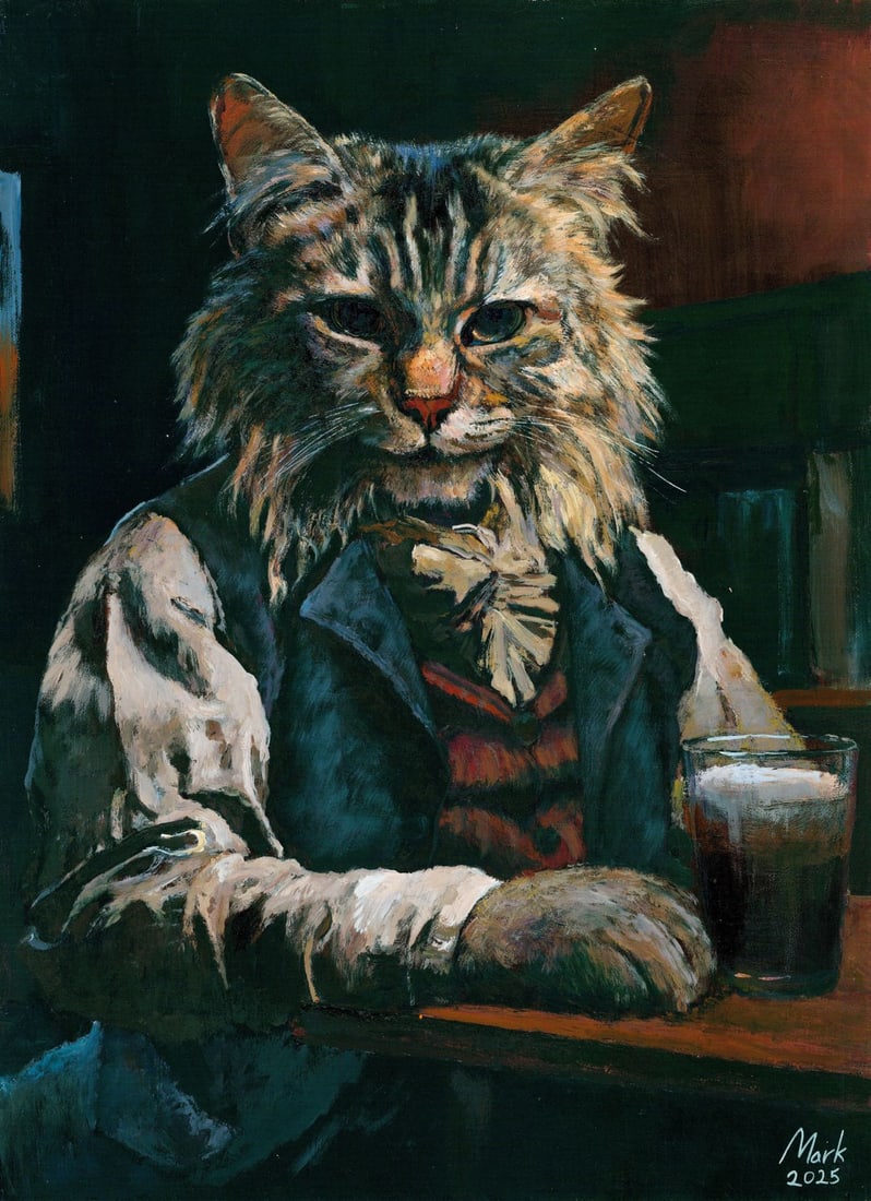 Mark Zybkin (Ukraine,20/21C) oil painting (1 of 10)