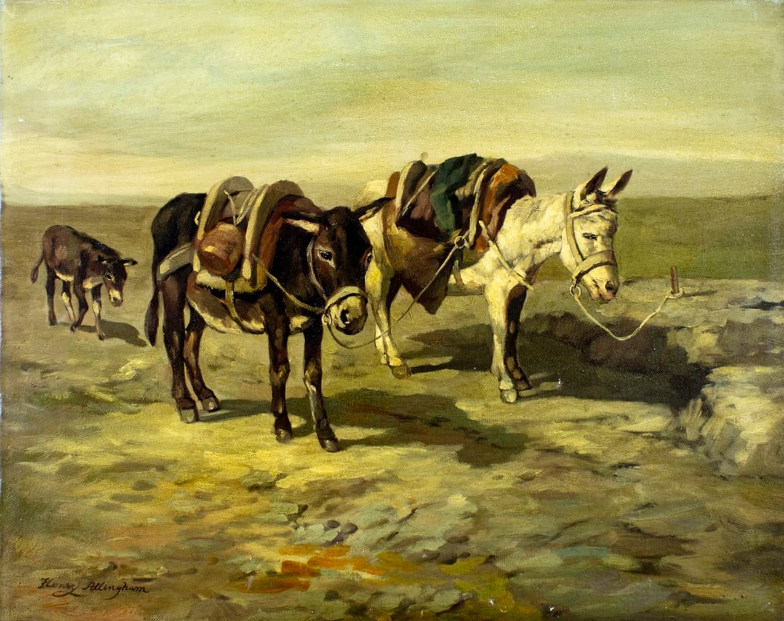 Henry Allingham (Europe,20C) oil painting (1 of 12)