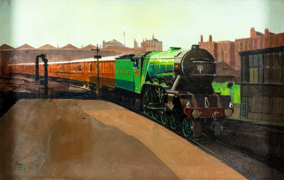 Harvey (UK,20C) oil painting (1 of 12)