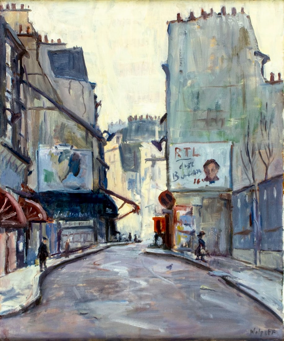 Harold Wolpoff (MA,1924-2013) oil painting (1 of 13)