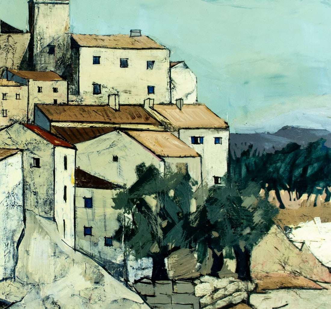 Charles Levier (French,NY,CA,1920-2003) oil painting - 7