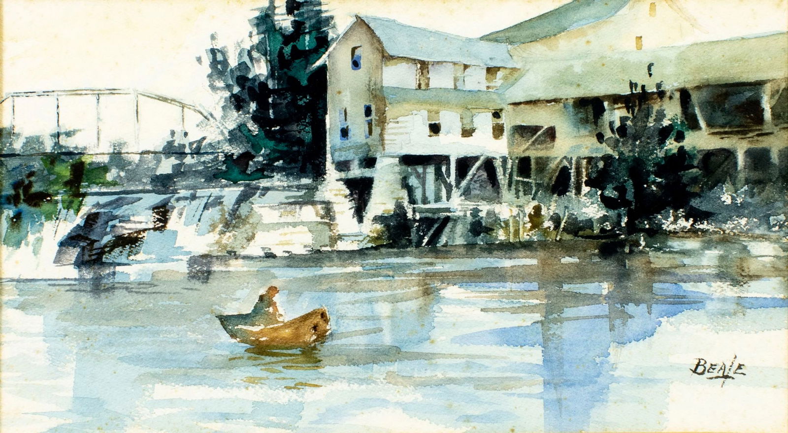 Beale (US,20C) watercolor painting (1 of 13)