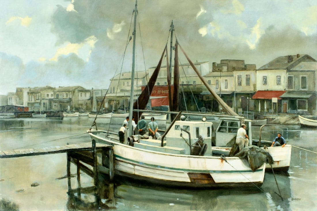 Roger Lundskow (AZ,1934-?) oil painting (1 of 13)