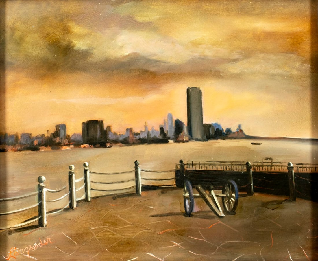 Dorothy Langseder (NJ,1928-2018) oil painting (1 of 13)