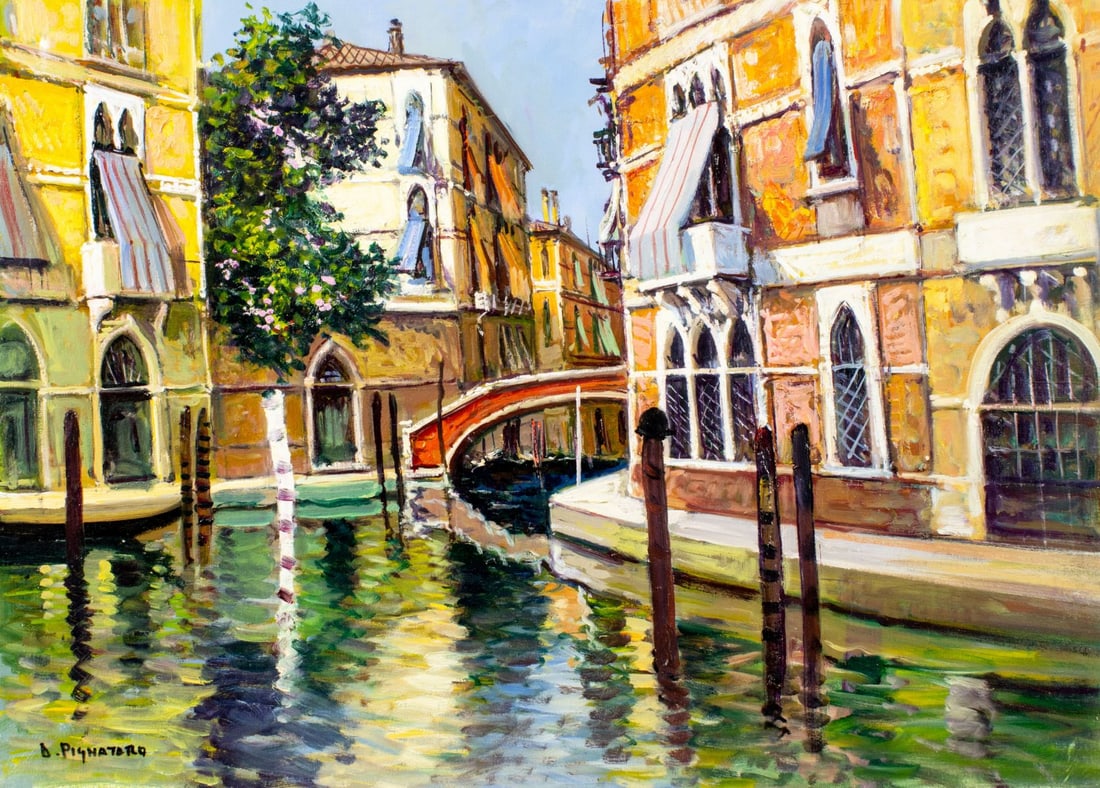 D Pignataro (Italy,20C) oil painting (1 of 13)