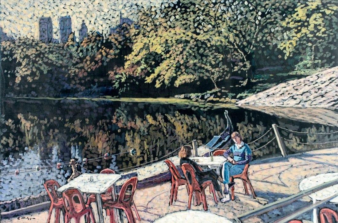 Evelyn Metzger (NY,Brazil,1911-2007) oil painting (1 of 12)