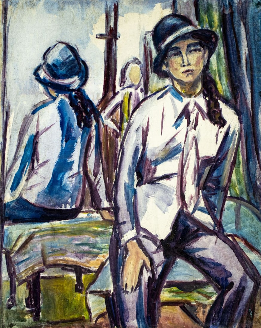 Evelyn Metzger (NY,Brazil,1911-2007) oil painting (1 of 12)