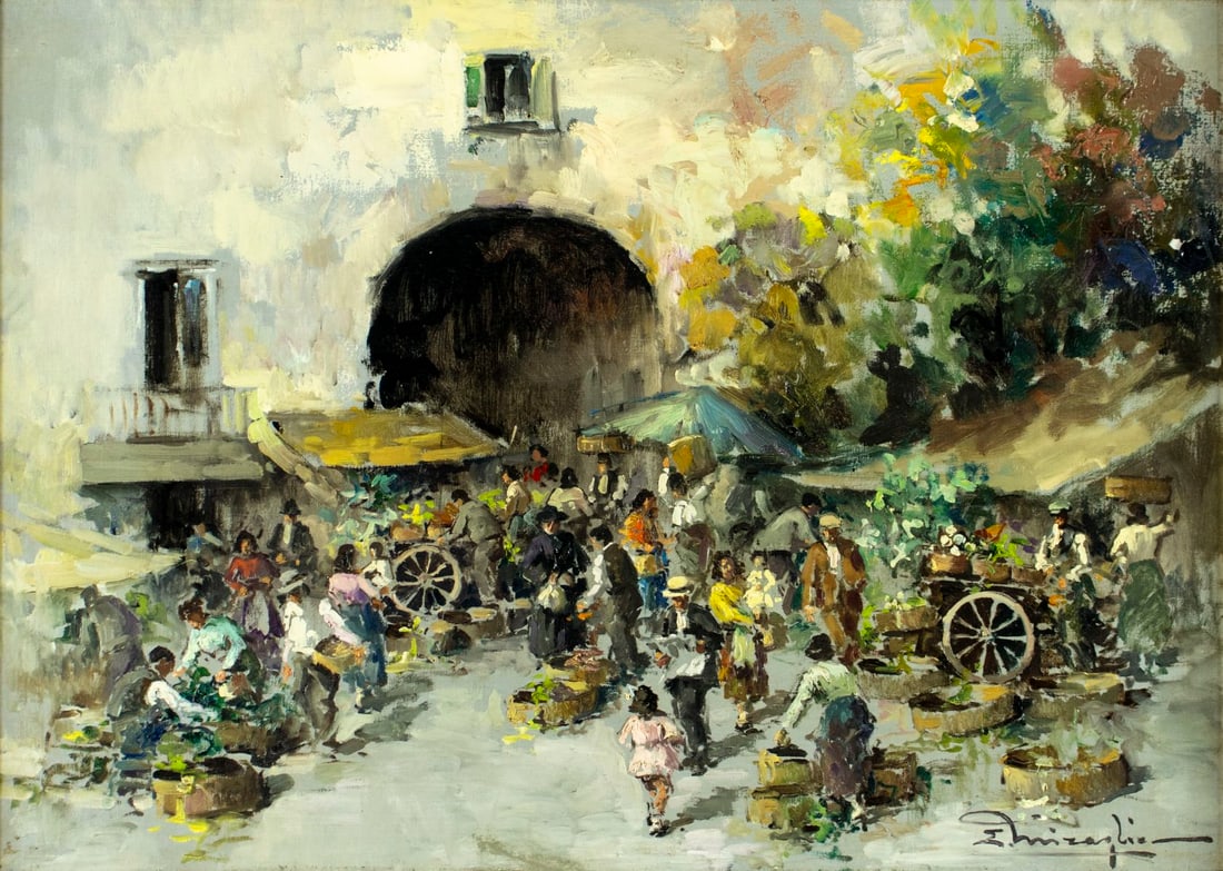 Ermogene Miraglia (Italy,1907-1964) oil painting (1 of 13)