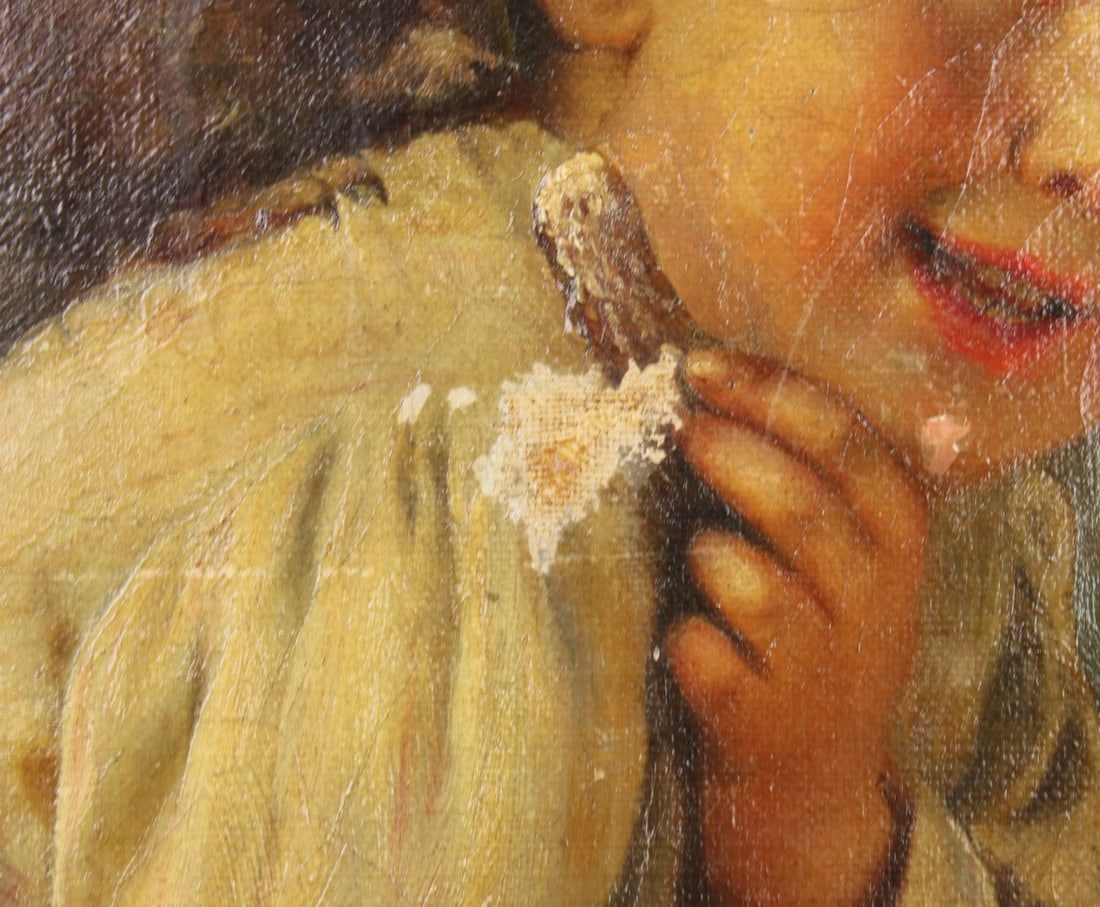 Karl Witkowski (NJ,Poland,1860-1910) oil painting antique - 11