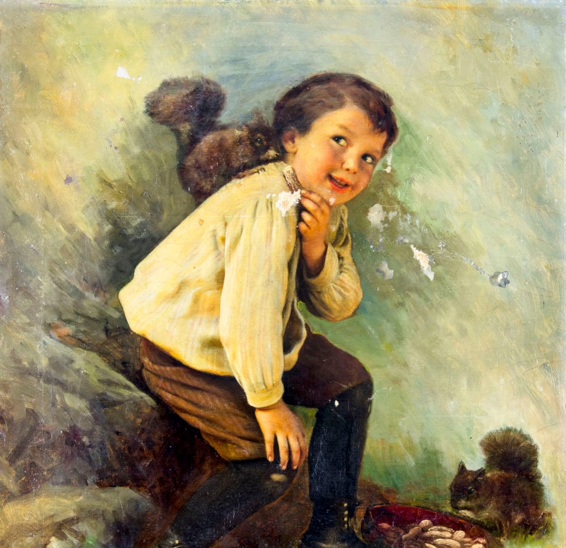 Karl Witkowski (NJ,Poland,1860-1910) oil painting antique - 4