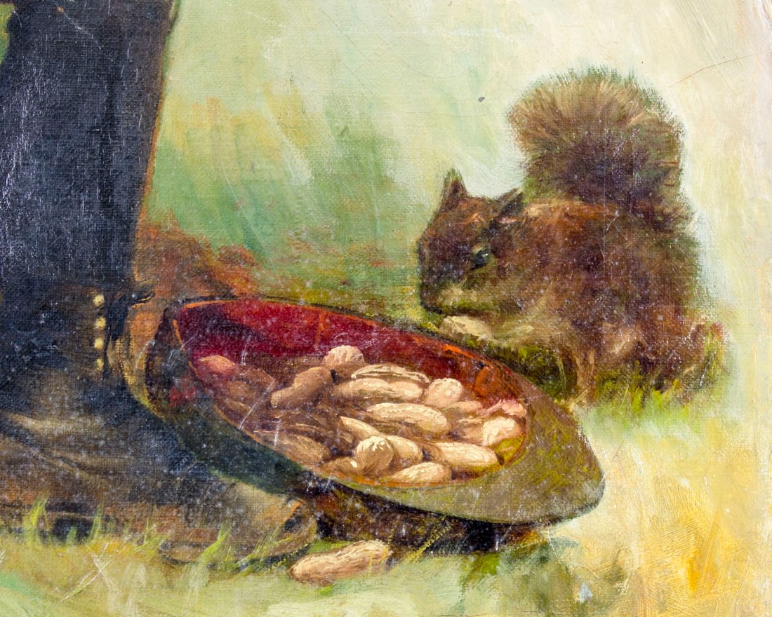 Karl Witkowski (NJ,Poland,1860-1910) oil painting antique - 8