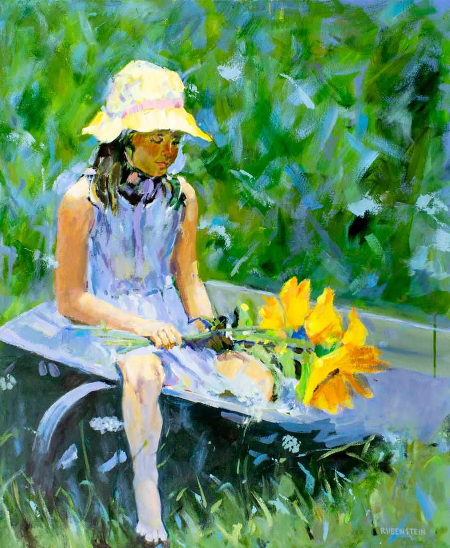 Rubenstein (US,20C) oil painting (1 of 12)