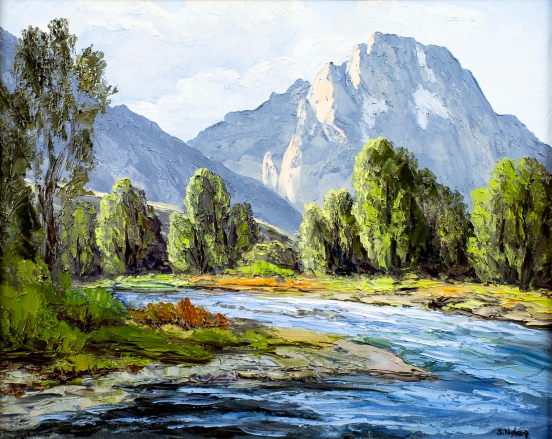 Susanne Nyberg (AZ,b 1953) oil painting (1 of 14)