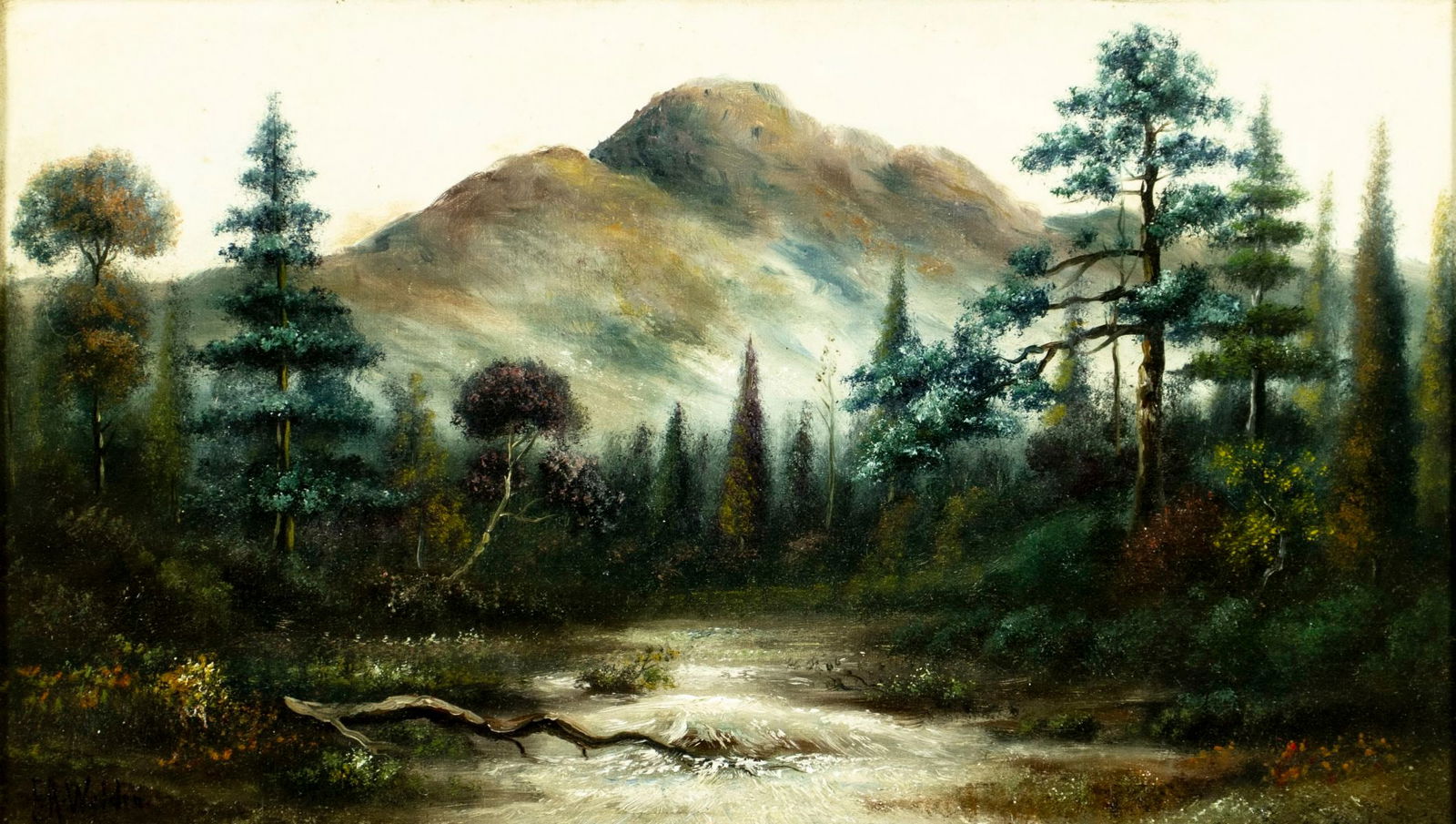 E R Walden (US,19C) oil painting antique (1 of 13)