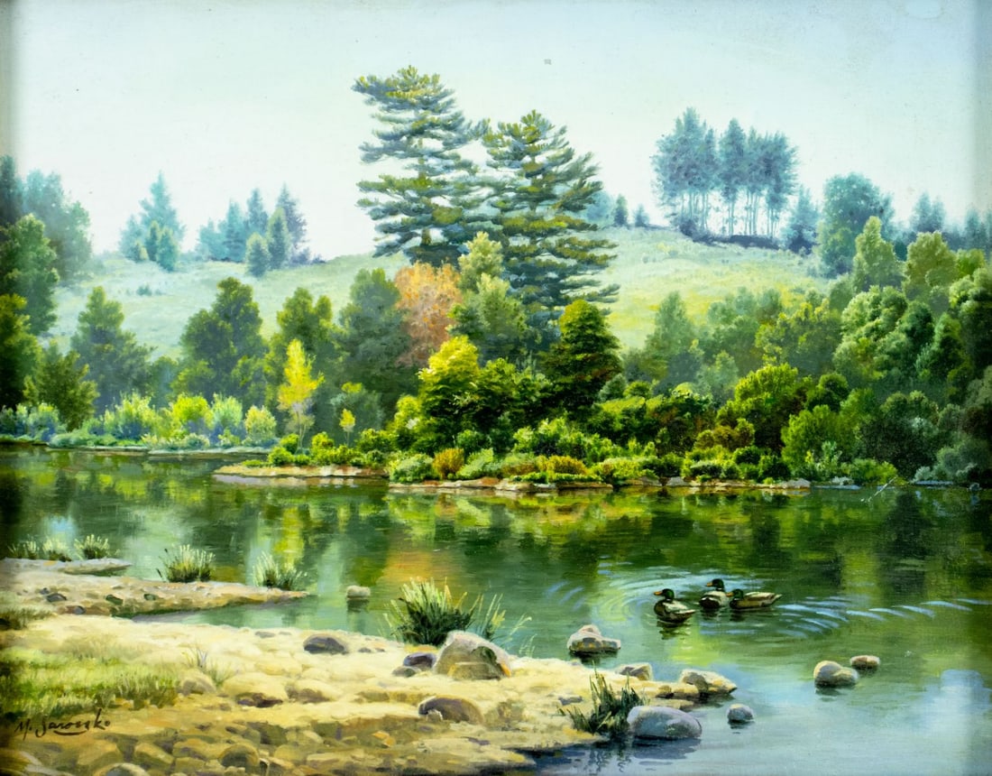 Mike Jaroszko (Canada,US,20/21C) oil painting (1 of 12)