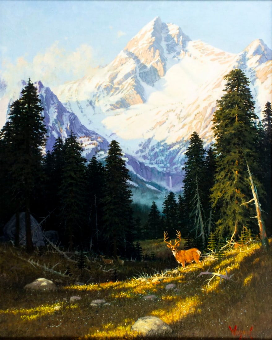 Patrick Woodman (CA,NM,b 1948) oil painting (1 of 15)