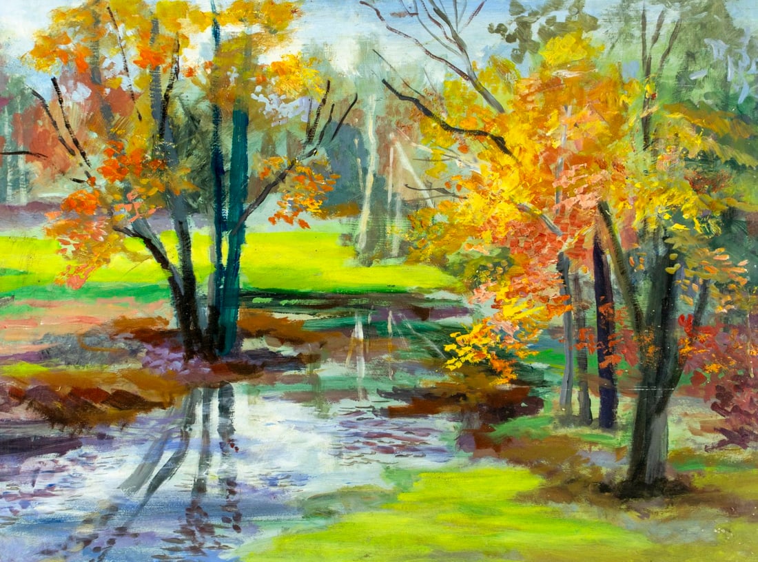 John Reilly (NY,NJ,1942-2021) oil painting (1 of 12)