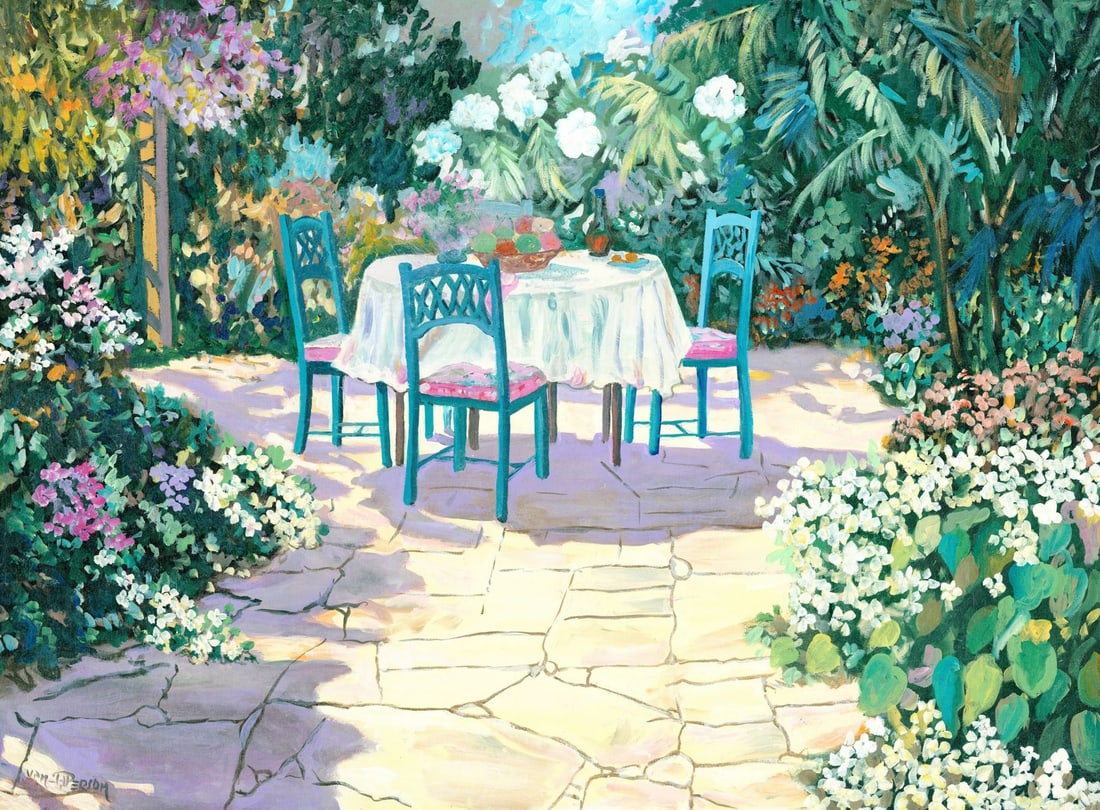 Lloyd H Van Pitterson (NJ,Jamaica,1826-1997) oil painting (1 of 12)