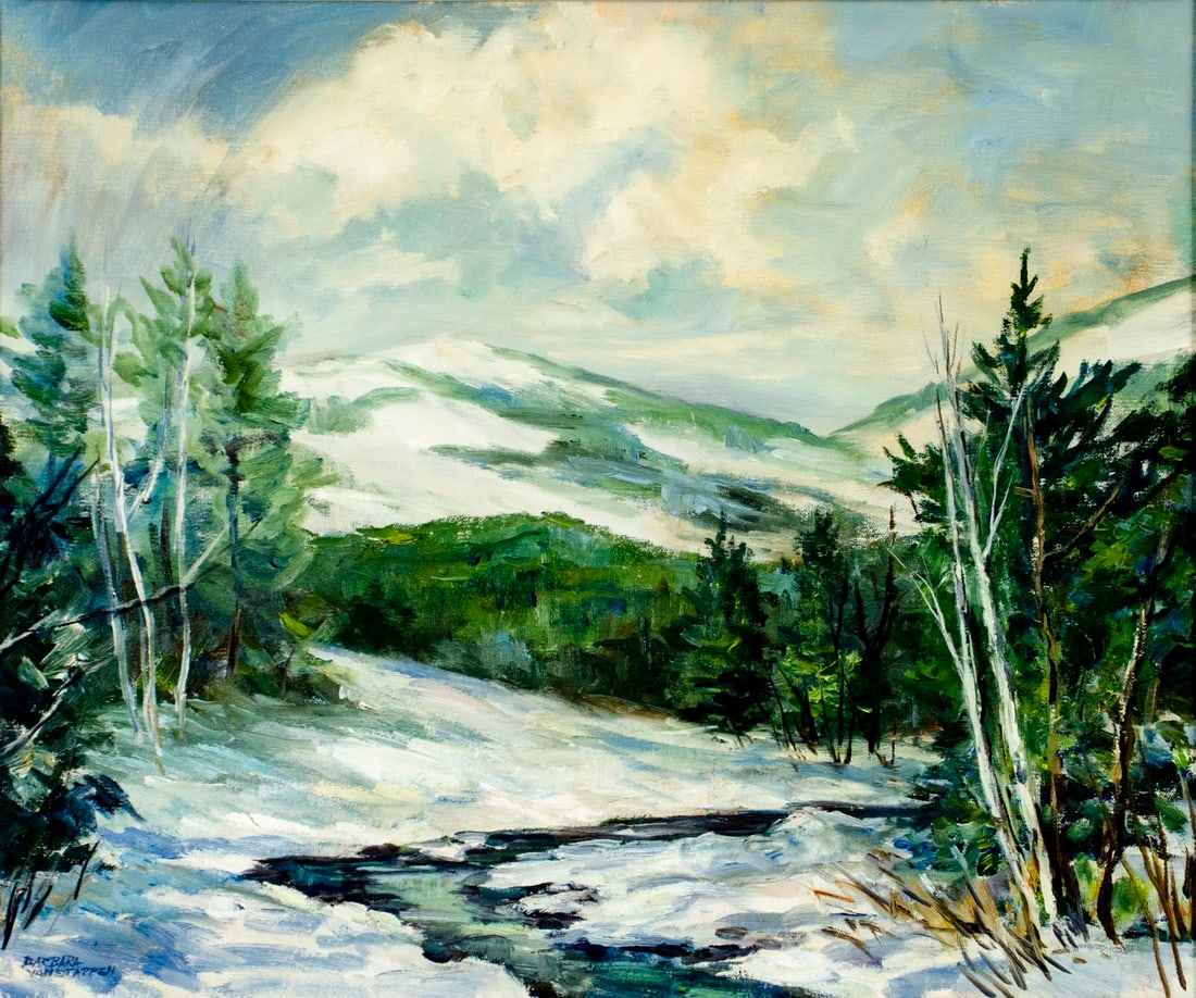 Barbara Van Stappen (MA,1912-1980) oil painting (1 of 13)
