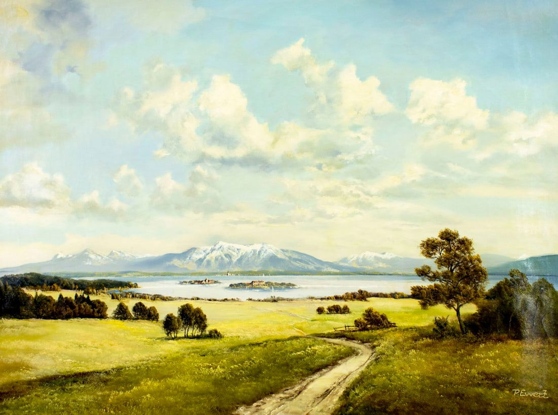 P Ewert (Canada,20C) oil painting (1 of 13)