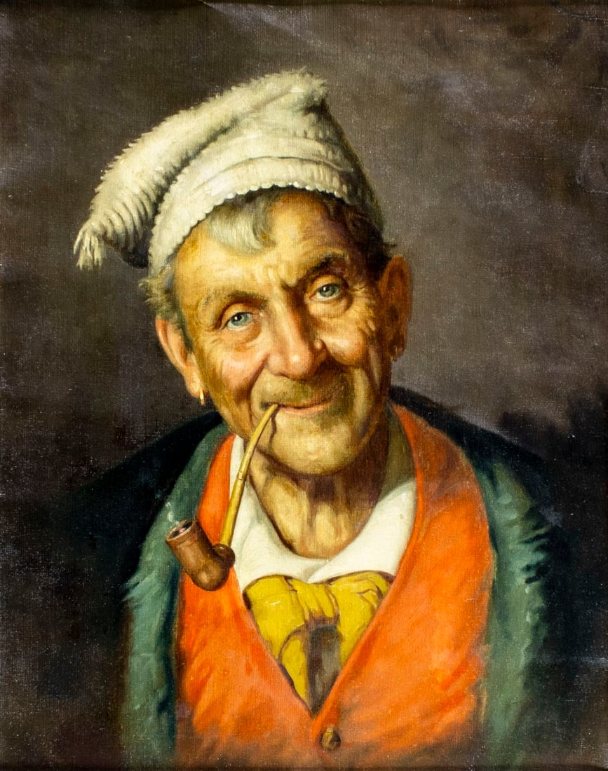 Achille Petrocelli (Italy,1861-1929) oil painting antique (1 of 13)