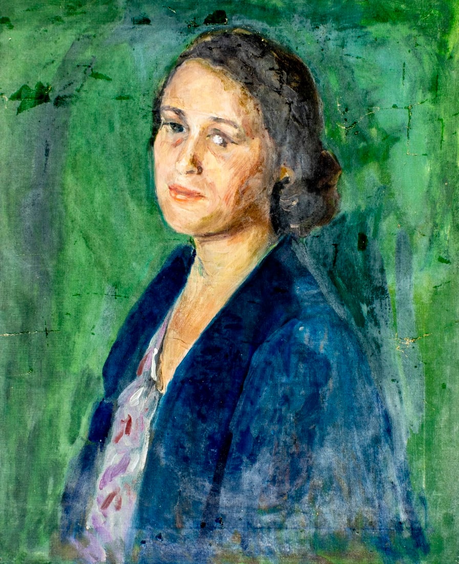 Helen DuMond (NY,CA,OR,1872-1968) oil painting (1 of 12)