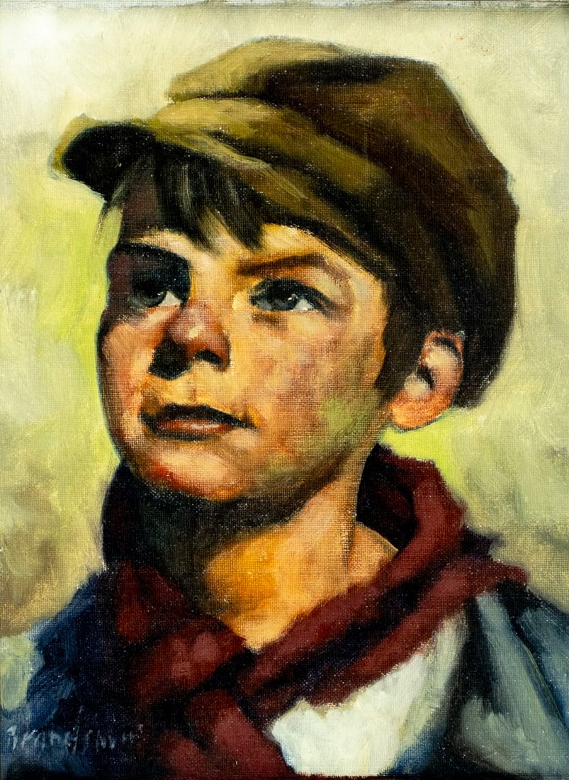 Jeanne Brandsma (Belgium,1902-1992) oil painting (1 of 12)