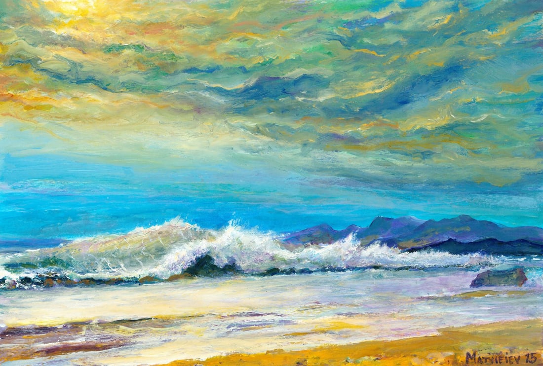 Andriy Matveiev (Ukraine,b 1988) oil painting (1 of 10)