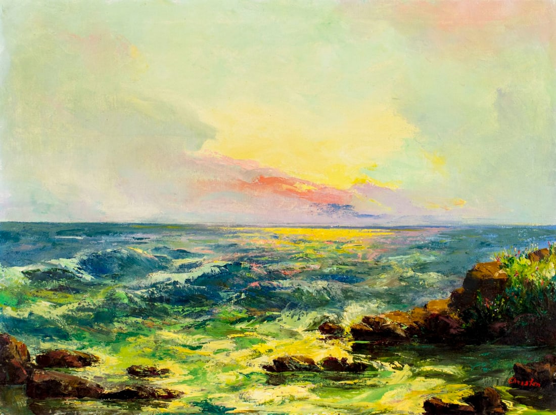 Christen (US,20C) oil painting (1 of 15)