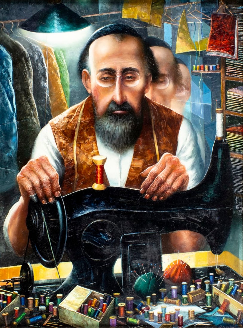 George Russin (FL,1910-2010) oil painting (1 of 12)