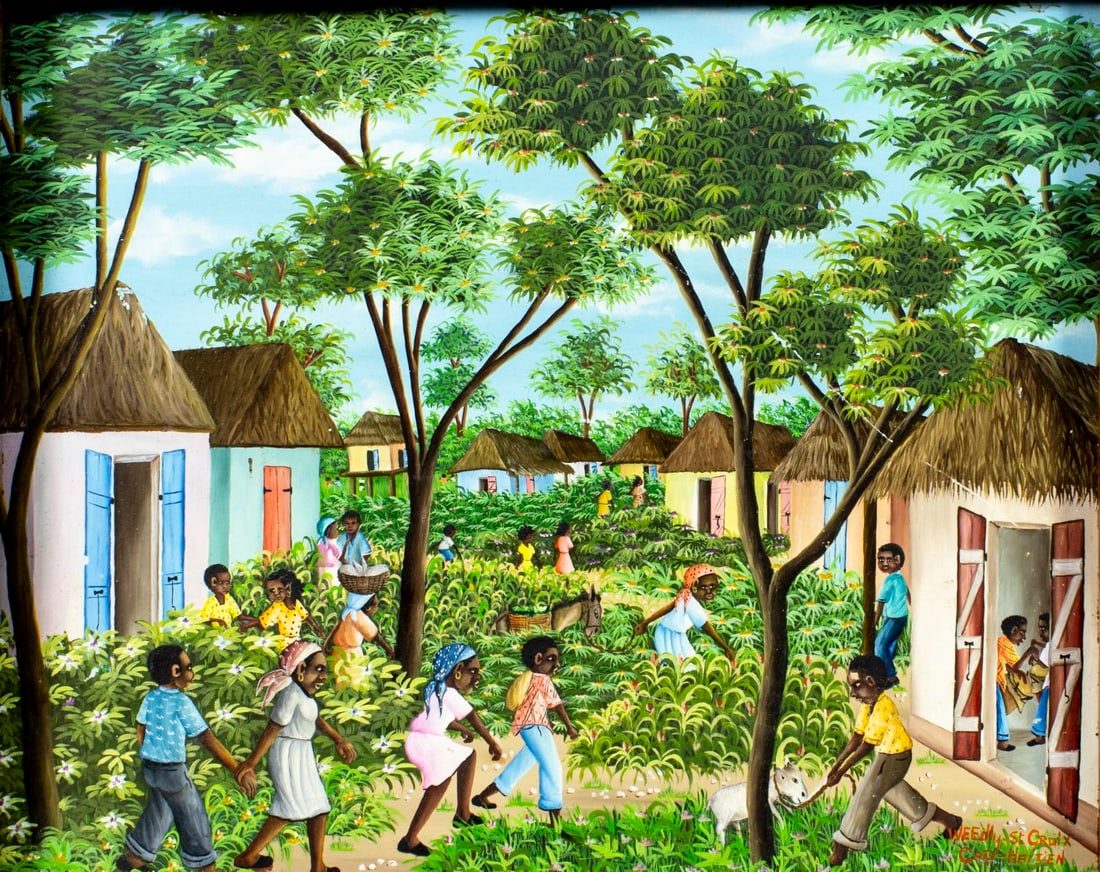 Weedly Saint Croix (Haiti,20C) oil painting (1 of 12)