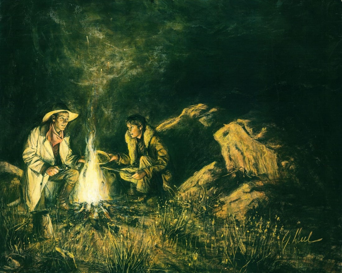 Guy Deel (CA,1933-2005) oil painting (1 of 12)