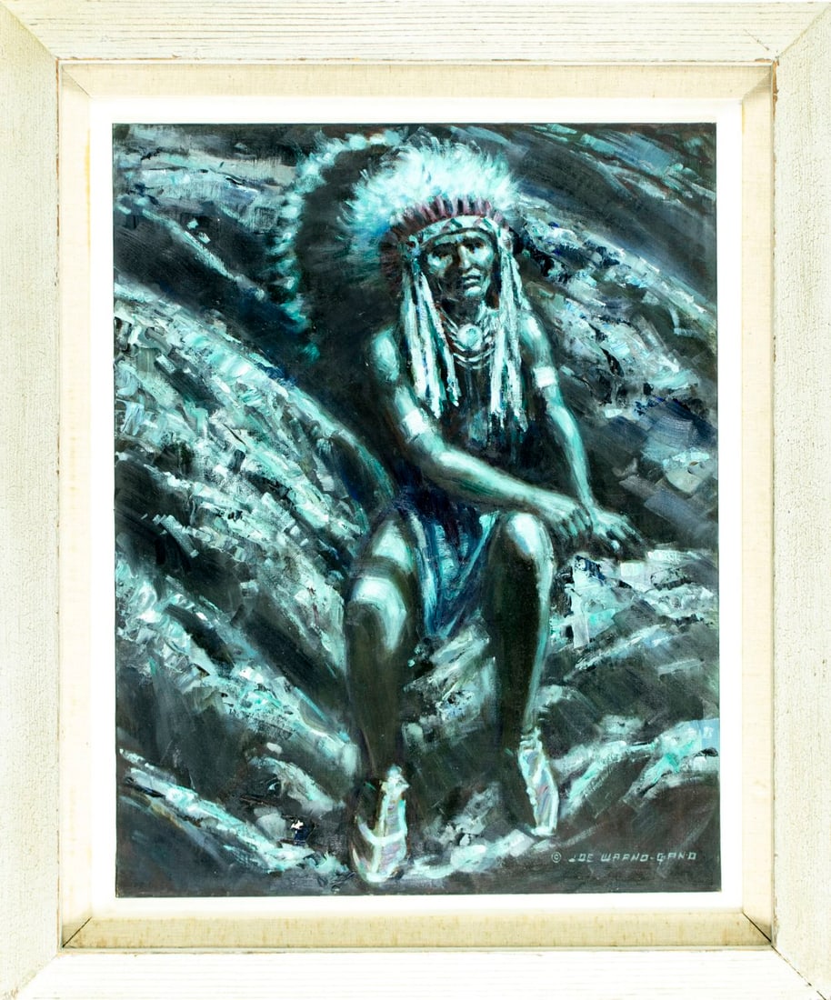Joe Waano Gano (CA,1906-1982) oil painting - 3