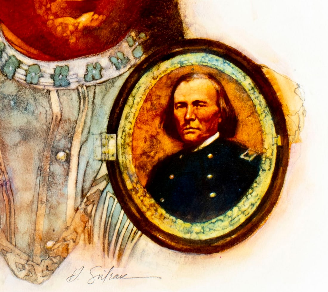 Hodges Soileau (LA,FL,1943-?) mixed media painting - 7