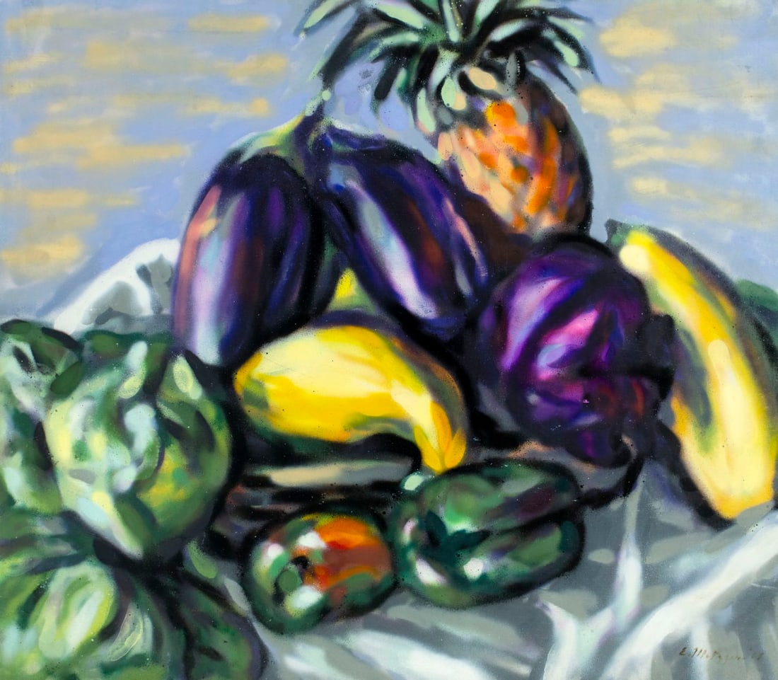 Evelyn Metzger (NY,Brazil,1911-2007) oil painting (1 of 12)